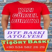 İzmir'de Karşıyakada Tişört Dtf Baskı