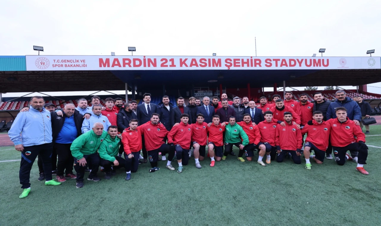 Mardin Valisi’nden Mardin 1969 Spor’a yeni destek sözü