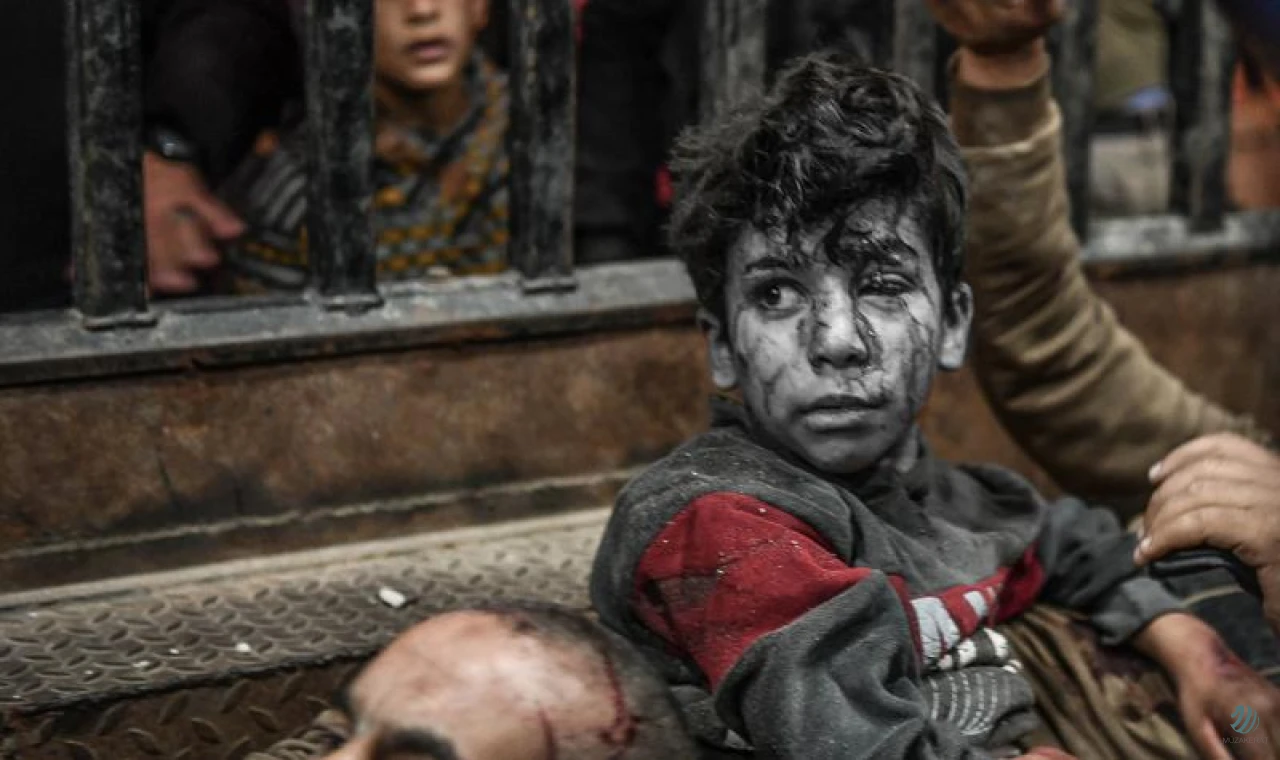 Gazzeli çocuklar katil İsrail'in kıskacında hayatta kalmaya çalışıyor