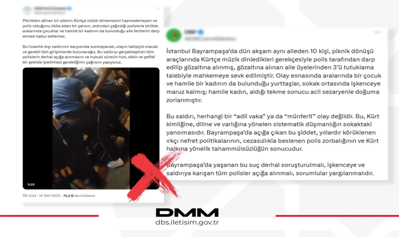 Bayrampaşa’daki iddialar gerçeği yansıtmıyor
