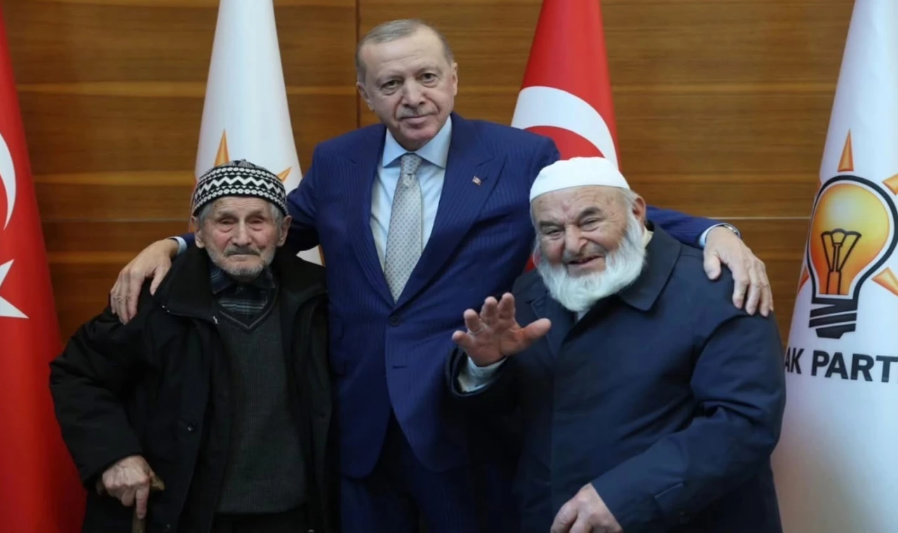 Asırlık çınarlar Cumhurbaşkanı Erdoğan’la buluştu