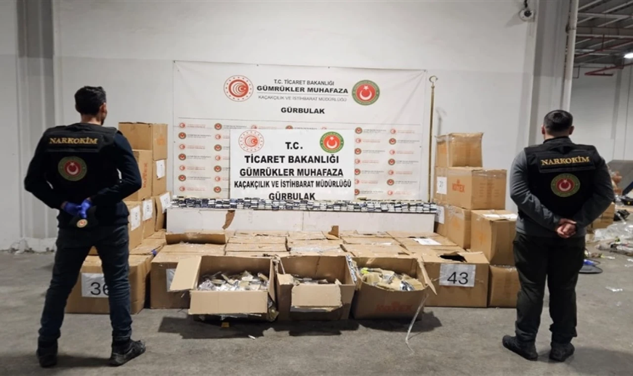 21,8 milyar TL’lik kaçak eşya ve uyuşturucu ele geçirildi
