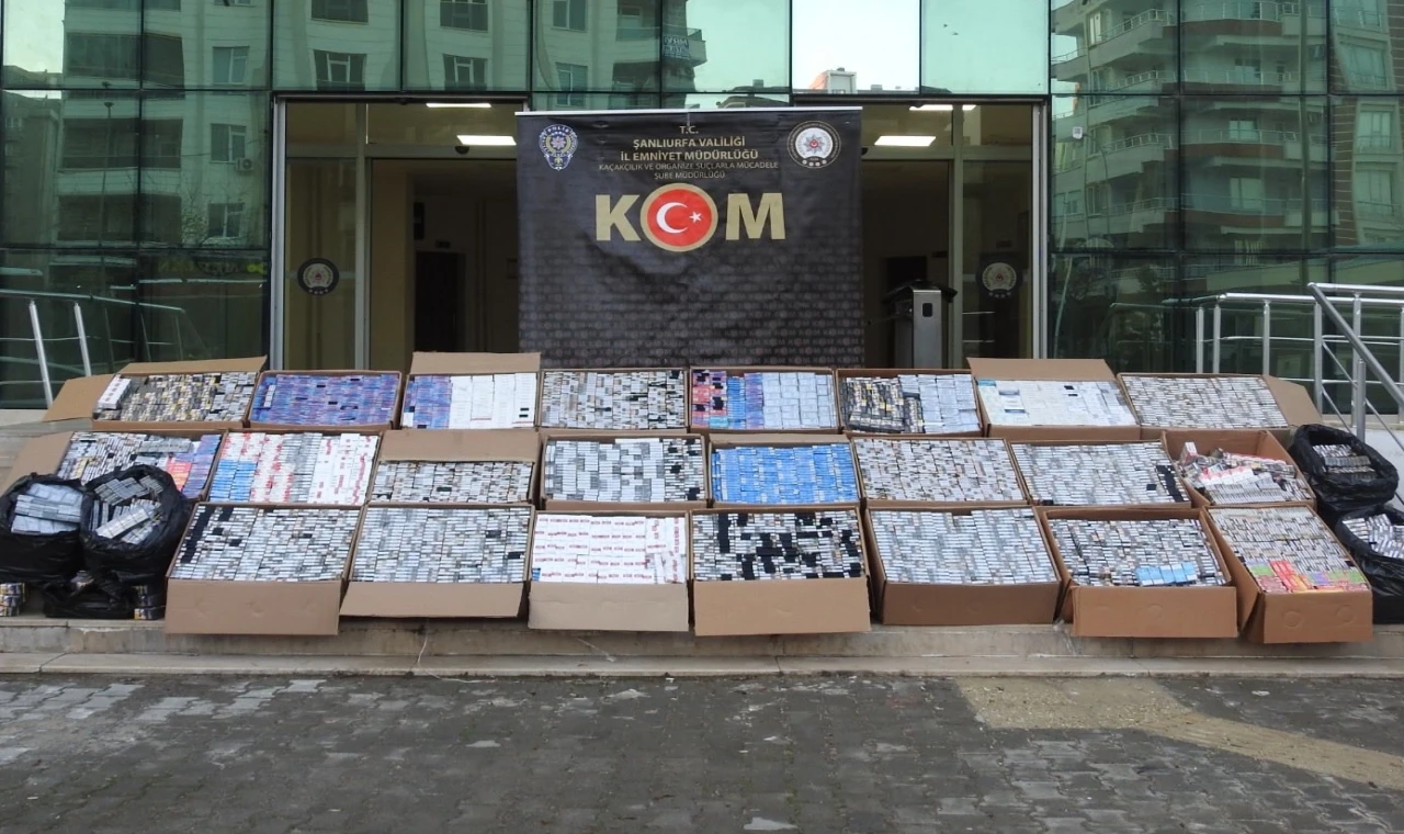 2,5 milyon liralık kaçak sigara operasyonu