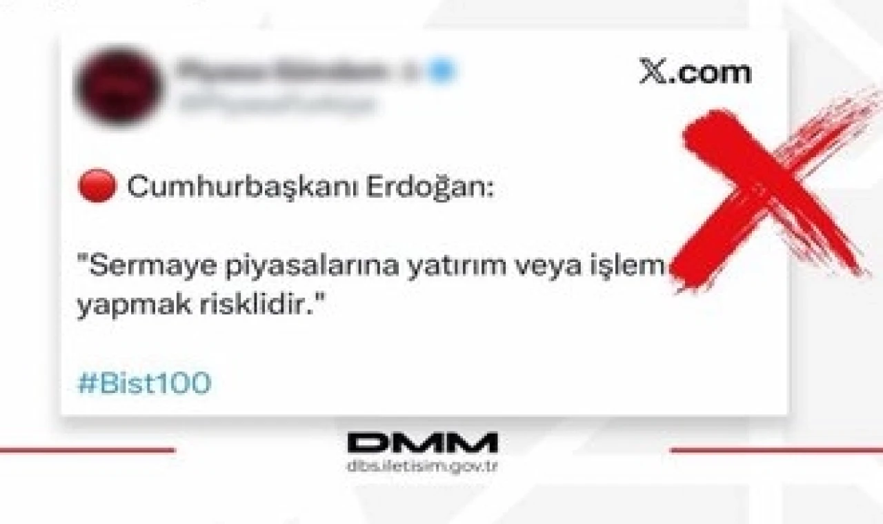 DMM’den sermaye piyasaları açıklaması