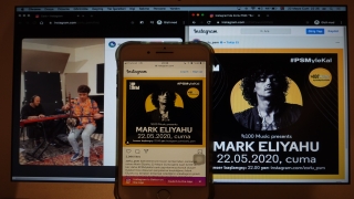 Kamança ustası Mark Eliyahu online konser verdi