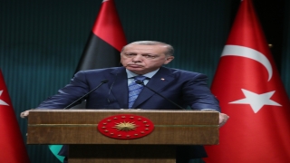 Cumhurbaşkanı Erdoğan: "(Libya Başbakanı Serrac ile) Libya topraklarındaki iş birliği alanlarımızı genişletme hususunda görüş birliğine vardık."