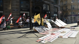 Avusturya’da Darbeci Sisi karşıtı gösteriler yapıldı