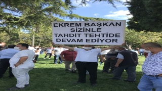 Servisçilerden yeni plaka teklifi protestosu