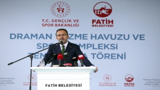 Bakan Kasapoğlu, İstanbul’da temel atma törenine katıldı