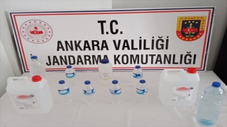 Ankara’da sahte içki üretip satan şüpheli gözaltına alındı