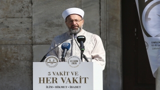 Diyanet İşleri Başkanı Erbaş, ”Camiler ve Din Görevlileri Haftası”nın açılışında konuştu:
