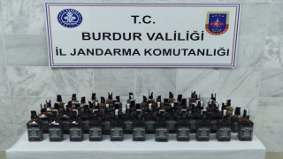 Burdur’da kaçak içki operasyonunda 4 şüpheli yakalandı