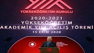 Erdoğan, 2020 - 2021 Yükseköğretim Akademik Yılı Açılış Töreni’nde konuştu