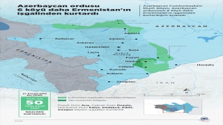 Azerbaycan ordusu 6 köyü daha Ermenistan’ın işgalinden kurtardı
