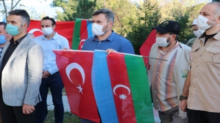 Bolu’da Azerbaycan’a destek için konvoy oluşturuldu