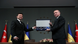Cumhurbaşkanı Erdoğan’a ”Ukrayna Devlet Nişanı” verildi