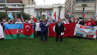 İzmir’de Fransa’nın Ermenistan politikası protesto edildi 