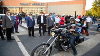 Malatya’da engelli çocuklara motosikletle turu