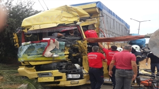 Mersin’de zincirleme trafik kazası: 2 yaralı