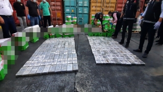 Mersin Uluslararası Limanı’nda 220 kilogram kokain ele geçirildi