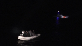 Marmaris’te Türk kara sularına geri itilen 9 yabancı uyruklu kurtarıldı