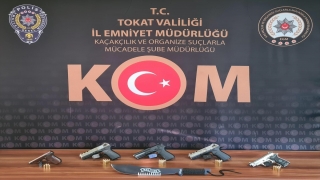 Tokat’ta silah kaçakçılığı operasyonu: 4 gözaltı