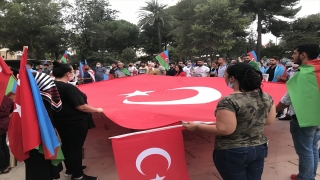 KKTC’de Azerbaycan’a destek mitingi