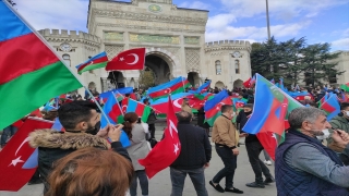 İstanbul’daki Azerbaycanlılar’dan Azerbaycan’a destek