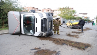 Sancaktepe trafik kazası: 2 yaralı
