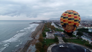 Ordu turizmi için sıcak hava balonu testi yapıldı
