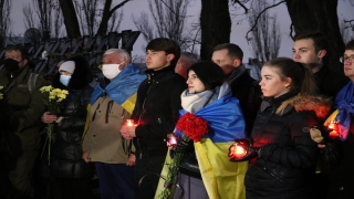 Ukrayna’da ”meydan olayları”nda hayatını kaybedenler anıldı