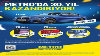 Metro Türkiye’den 30’uncu yıla özel büyük hediye kampanyası