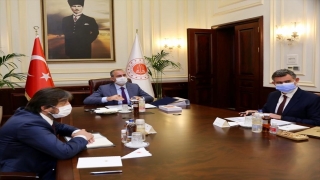 Adalet Bakanı Gül, Türkiye Barolar Birliği Başkanı Feyzioğlu ile görüştü: