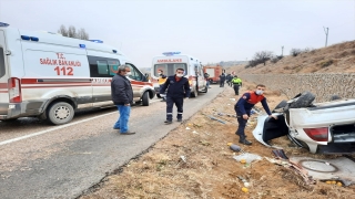 Kırıkkale’de 2 trafik kazasında 6 kişi yaralandı
