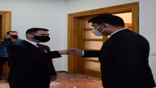 Çevre ve Şehircilik Bakanı Kurum, Arnavutluk Yeniden İnşa Devlet Bakanı Ahmetaj ile görüştü