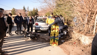 Kahramanmaraş’ta otomobille çarpışan motosikletin sürücüsü ağır yaralandı
