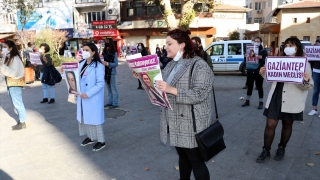 Gaziantep’te kadın cinayetleri protesto edildi