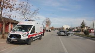 Amasya’da iki otomobil çarpıştı: 2 yaralı