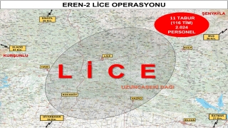 İçişleri Bakanlığınca ”Eren2 Lice Operasyonu” başlatıldı