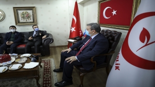 BBP Genel Başkanı Destici, Türkiye Gaziler ve Şehit Aileleri Vakfı Başkanı Aylar’ı kabul etti