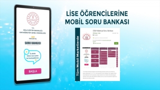 MEB lise öğrencilerine yönelik 15 bin soruluk ”Mobil Soru Bankası” uygulaması hazırladı