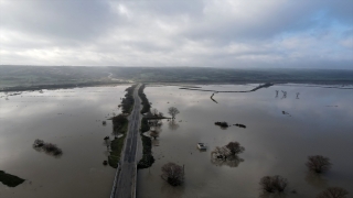 Ergene Nehri’ndeki taşkın riski ”kırmızı alarm” seviyesine yükseldi