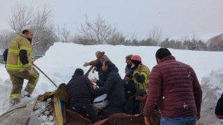 Bursa’da çatısı kardan çöken ahırdaki 4 kuzu telef oldu