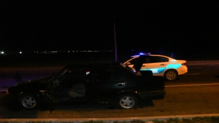 Tekirdağ’da polisin ”dur” ihtarına uymayarak kaçan 2 kişi kaza yapınca yakalandı