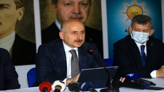 Ulaştırma ve Altyapı Bakanı Karaismailoğlu, partisinin Zonguldak İl Başkanlığını ziyaret etti: