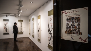 Kore ”Kaligrafi ve Uzak Doğu resimleri ’2. Gılggot’” karma sergisinin açılışı yapıldı
