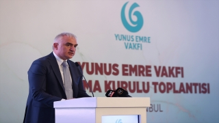 Kültür ve Turizm Bakanı Ersoy, Yunus Emre Vakfı Danışma Kurulu Toplantısı’na katıldı