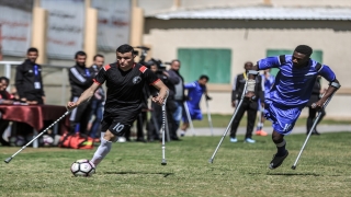 Gazze’de 4 takımın yarıştığı ampute futbol turnuvasında ”Filistin ElCezire Kulübü” şampiyon oldu