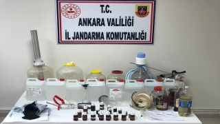 Ankara’da sahte içki üretimi yaptığı belirlenen şüpheli gözaltına alındı