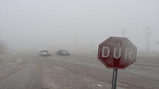 Denizli-Antalya kara yolunda sis ve kar, ulaşımı olumsuz etkiliyor